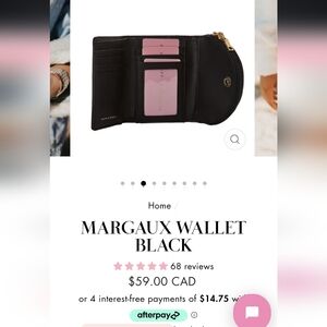 Poppy and Peonies Margaux wallet